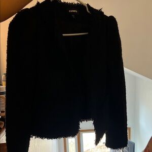 Express Black Textured Garment